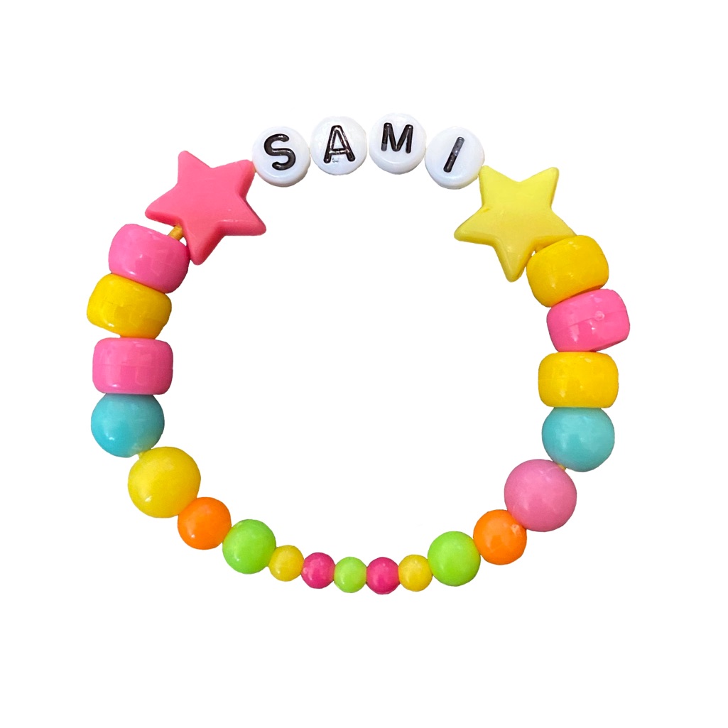 Custom Name Bracelet  Custom Name Kandi